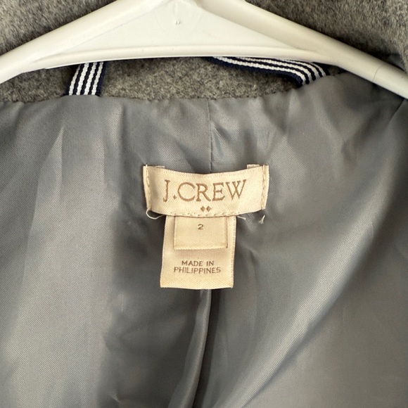 JCrew Charcoal Pea Coat - Picture 3 of 7